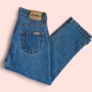 Y2K straight leg capri jeans